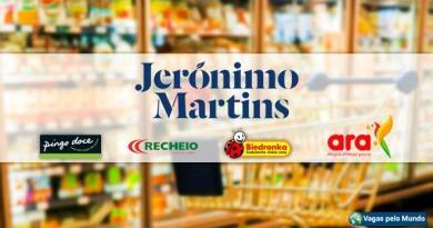 Vagas na Jerónimo Martins: empresa tem centenas de oportunidades Vagas na Jerónimo Martins: empresa tem centenas de oportunidades