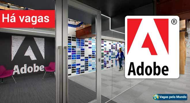 Adobe esta contratando em diversos paises