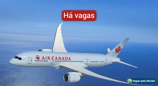 Vagas abertas na Air Canada