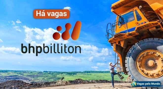 BHP Billiton esta contratando em diversos paises