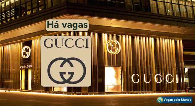 Gucci está contratando e tem vagas no Brasil - Vagas Pelo Mundo