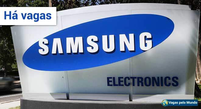 Samsung esta contratando em varios paises