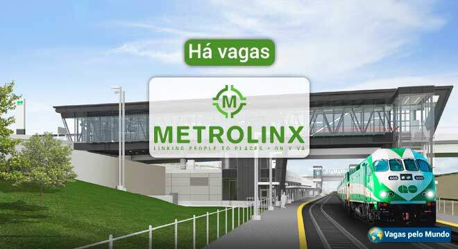 Metrolinx esta contratando no Canada