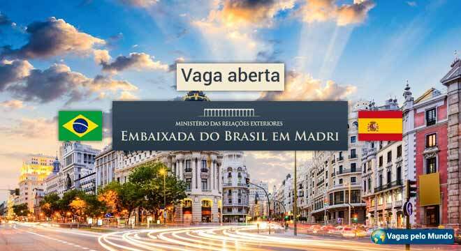 Embaixada de Madri tem vaga aberta