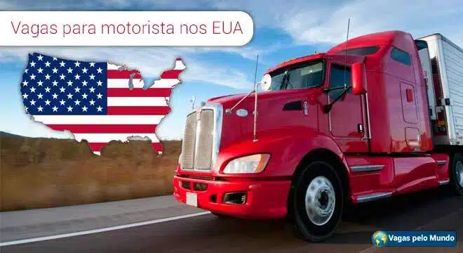 Milhares de vagas abertas para motoristas de caminhão nos EUA 
