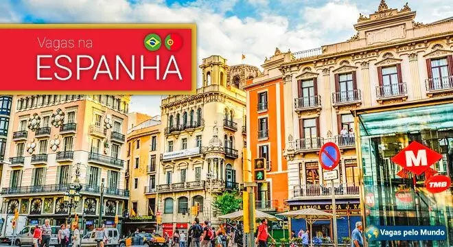 Espanha esta com vagas abertas para quem fala portugues.