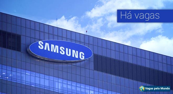 Samsung esta contratando em diversos paises