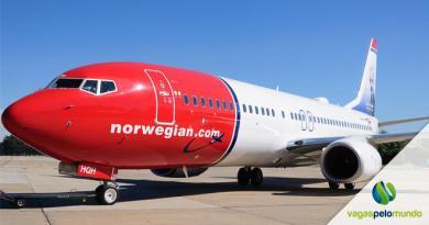 Companhia aérea norueguesa de baixo custo começa a operar no Brasil com voos para a Europa por R$ 1 mil Companhia aérea norueguesa de baixo custo começa a operar no Brasil com voos para a Europa por R$ 1 mil