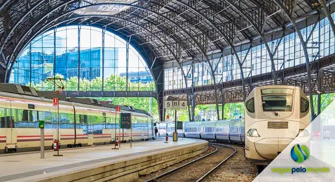 trem de alta velocidade entre Lisboa e Madri