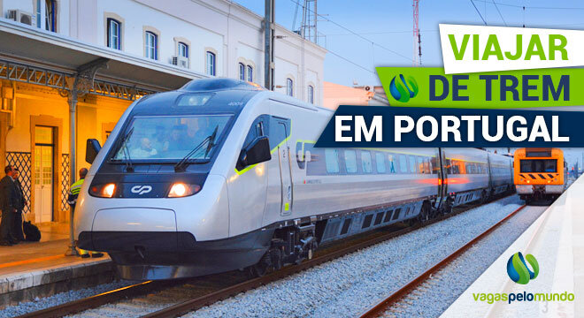 viajar de trem em Portugal