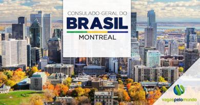 Vaga no Consulado-Geral do Brasil em Montreal com salário de $ 2.794 vaga no Consulado geral do Brasil em Montreal