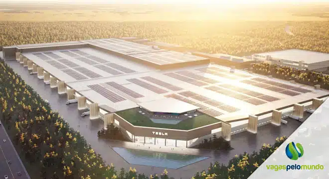 fábrica da Tesla na Alemanha