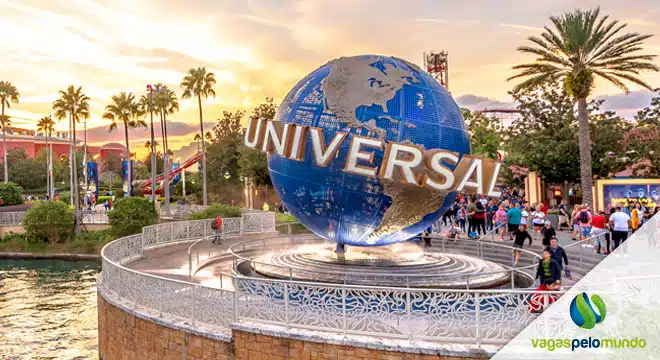 vagas na Universal Orlando