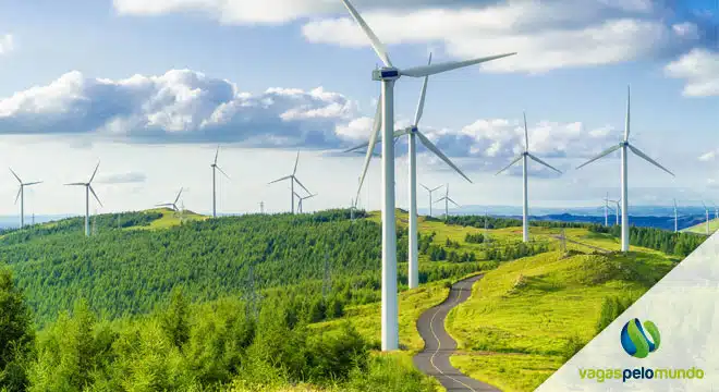 empregos na Irlanda em energias renováveis