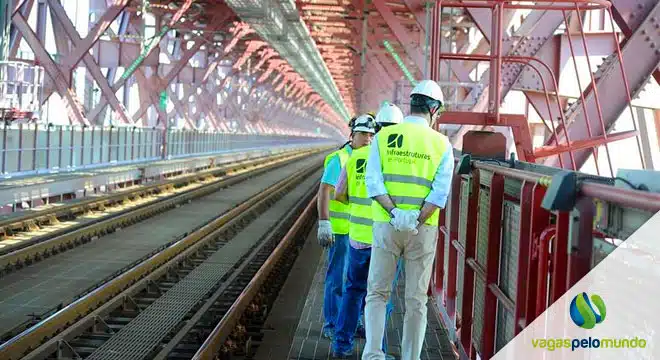 vagas na infraestruturas de Portugal