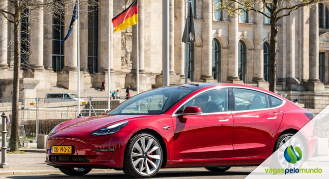 vagas na Tesla na Alemanha