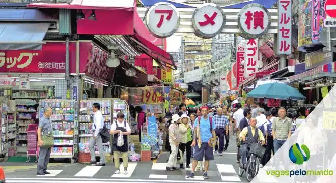 Morar e trabalhar no Japao