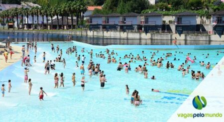 Piscina de ondas em Portugal