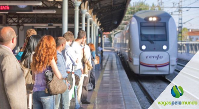 Trem de alta velocidade da Espanha para Portugal