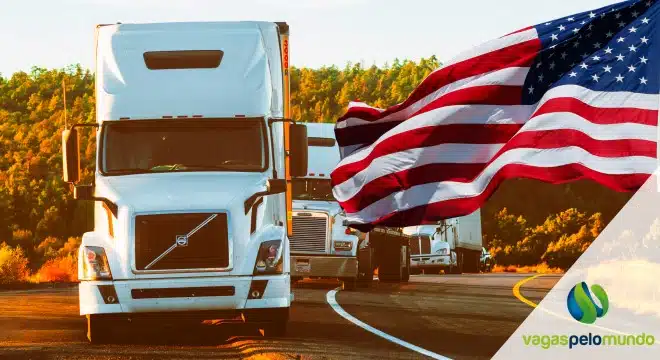 Vagas nos EUA para motorista de caminhão