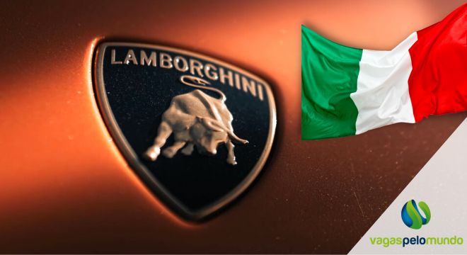 Vagas na Itália na Lamborghini