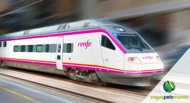 Passagem de trem na Espanha