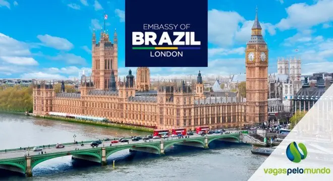 Vaga em Londres na Embaixada do Brasil