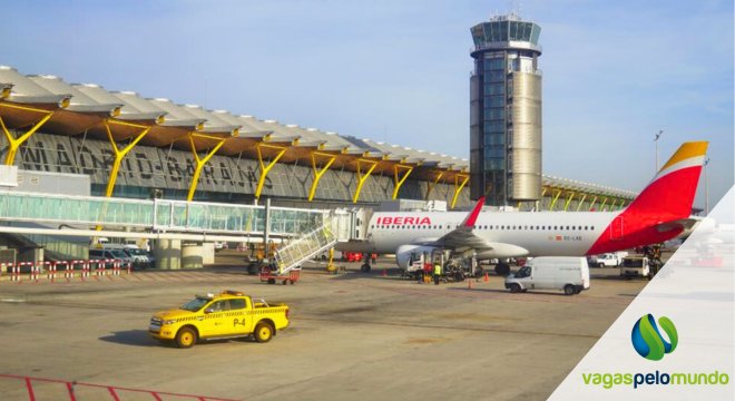 Trabalhar na Espanha no Aeroporto de Madri