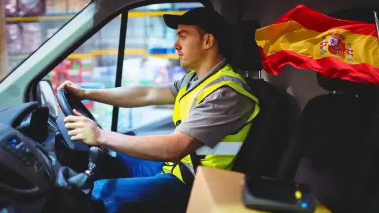 Trabalhar na Espanha como motorista de entrega