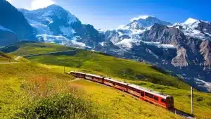 Viajar de trem da Suíça para a Suécia