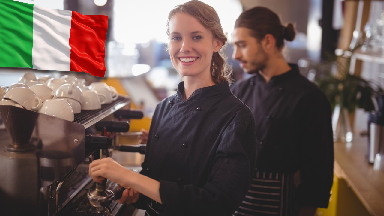 Oportunidades de emprego na Itália: vagas para garçom, frentistas, baristas e cozinheiros Oportunidades de Emprego na Itália